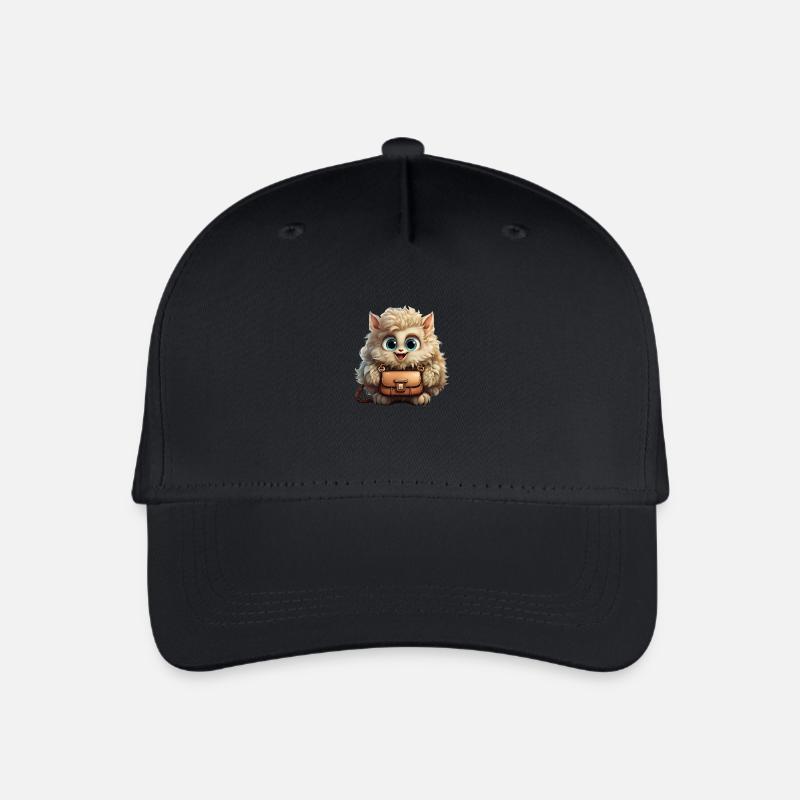 Fusselchen "Carla" - Kinder Bio Basecap - Schwarz