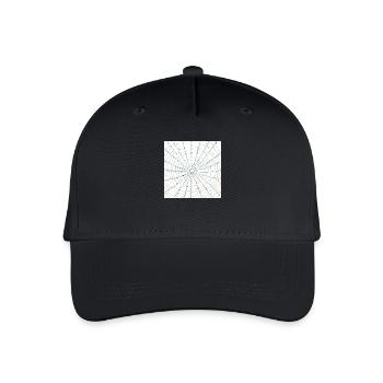 Conception de toile d’araignée - Casquette de baseball bio Enfant - noir - Devant