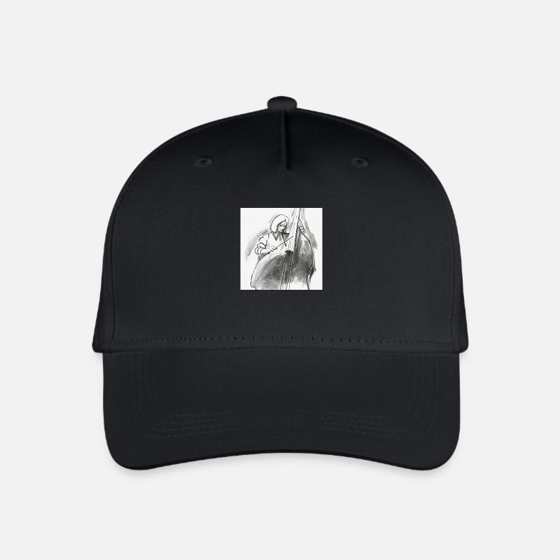 Contrebassiste - Casquette de baseball bio Enfant - noir