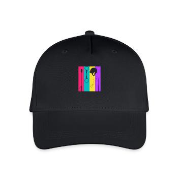 Retro horse dressage - horse riding gift idea - Organic Kids’ Baseball Cap - black - Front