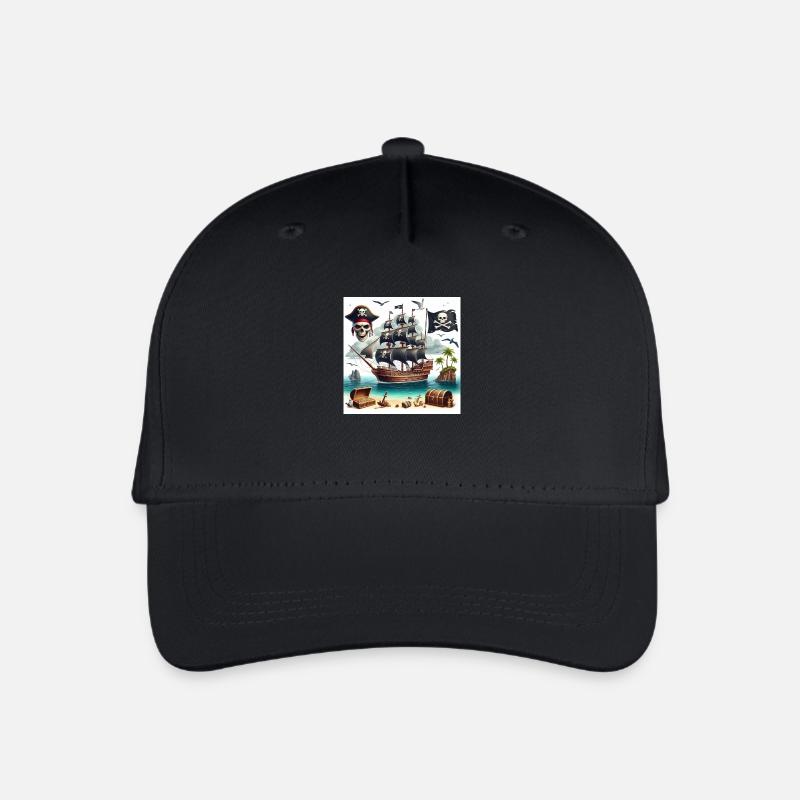 Pirate - Casquette de baseball bio Enfant - noir