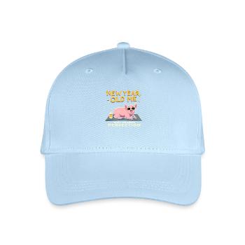 Sarcastic Joke - New Year - Organic Kids’ Baseball Cap - light blue - Front