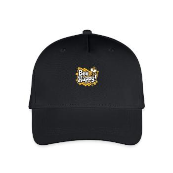Happy Bee Buzz - Casquette de baseball bio Enfant - noir - Devant