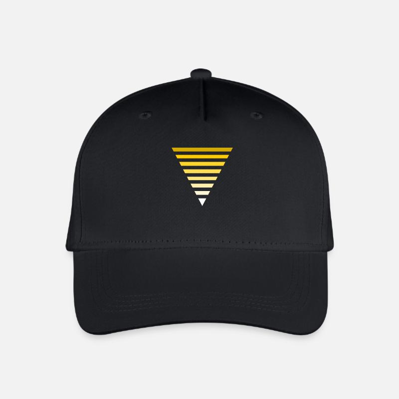 triangle - Organic Kids’ Baseball Cap - black