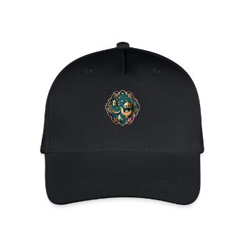 Ramadan Geschenk Eid Mubarak Islam Allah Muslim - Kinder Bio Basecap - Schwarz - Vorne