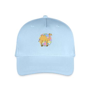Camel - Organic Kids’ Baseball Cap - light blue - Front