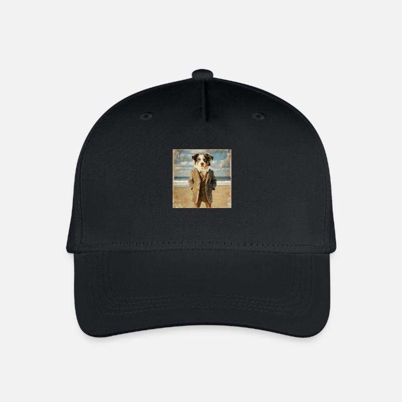 My friend the dog Albert - Kinder Bio Basecap - Schwarz