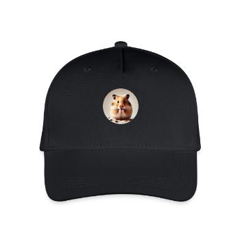 Golden hamster - Organic Kids’ Baseball Cap - black - Front