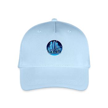 Stadt Nachthimmel - Kinder Bio Basecap - Hellblau - Vorne