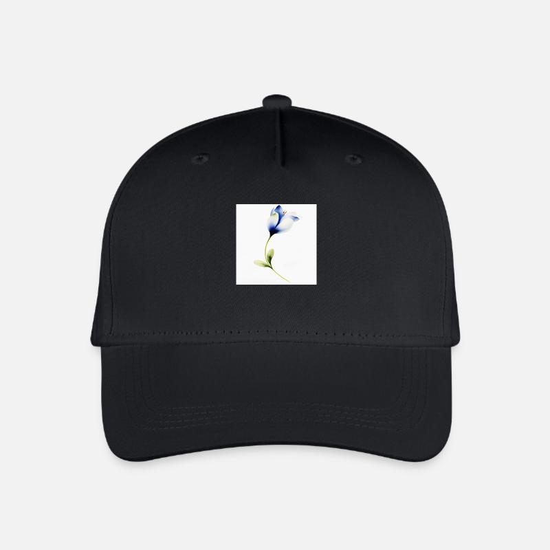 Fleur - Casquette de baseball bio Enfant - noir