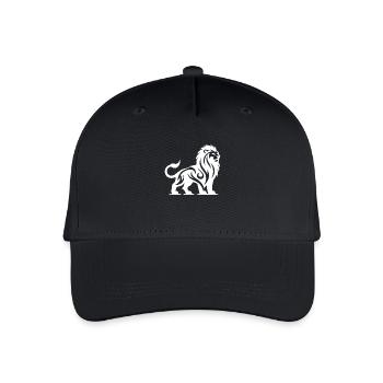 Lion tribal à crinière sauvage - Casquette de baseball bio Enfant - noir - Devant