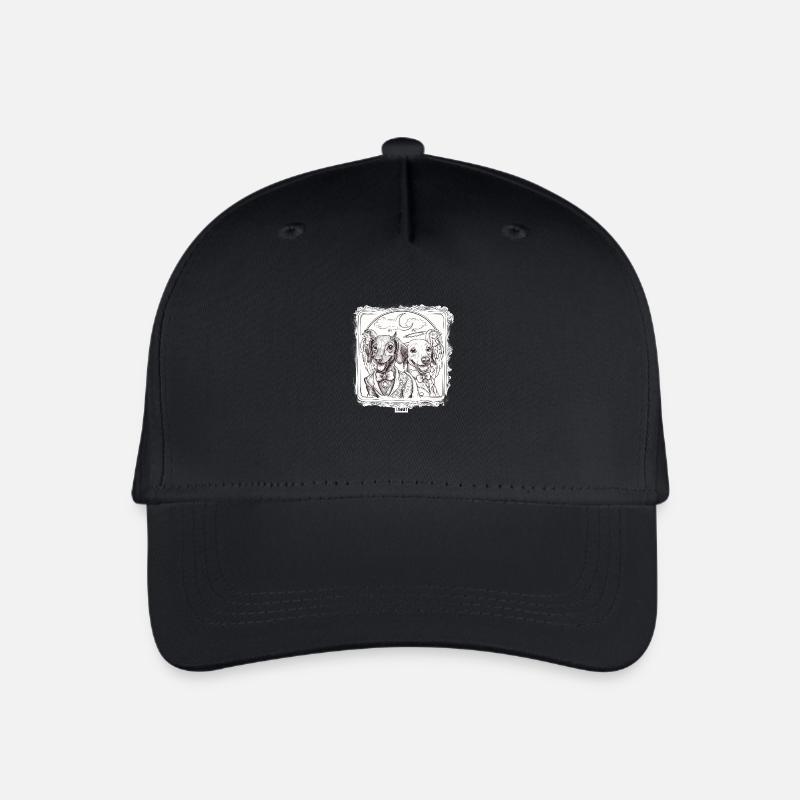 Teufel vs. Engel Dackel - Kinder Bio Basecap - Schwarz