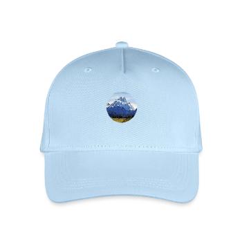 The Mountains of New Zealand - Organic Kids’ Baseball Cap - light blue - Front