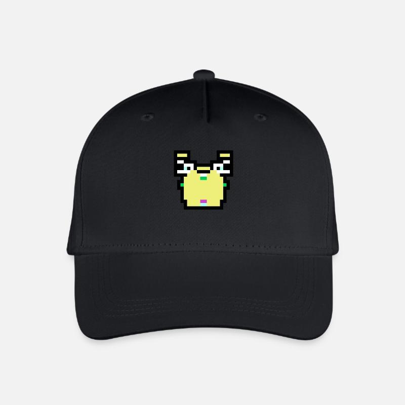 Pixel Krabbe - Kinder Bio Basecap - Schwarz