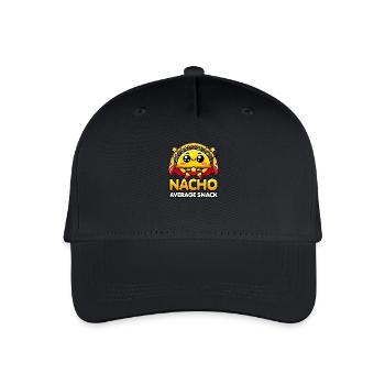 Kawaii Chibi Super Nacho Average Snack Funny Food - Organic Kids’ Baseball Cap - black - Front
