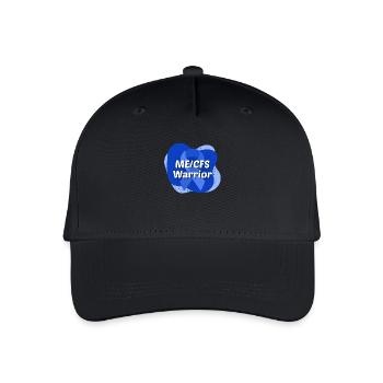 ME/CFS Warrior Blue Ribbon - Organic Kids’ Baseball Cap - black - Front