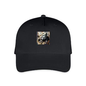 Graffiti Toad Toad Frog Rust Metal Urban - Organic Kids’ Baseball Cap - black - Front