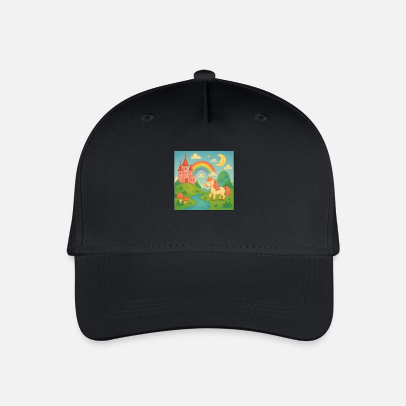 Imagination - Organic Kids’ Baseball Cap - black