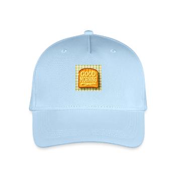Good morning toast with butter - Organic Kids’ Baseball Cap - light blue - Front