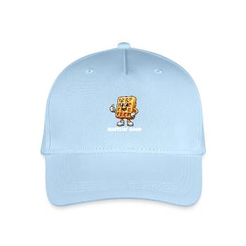 Wafflin' Good - Organic Kids’ Baseball Cap - light blue - Front