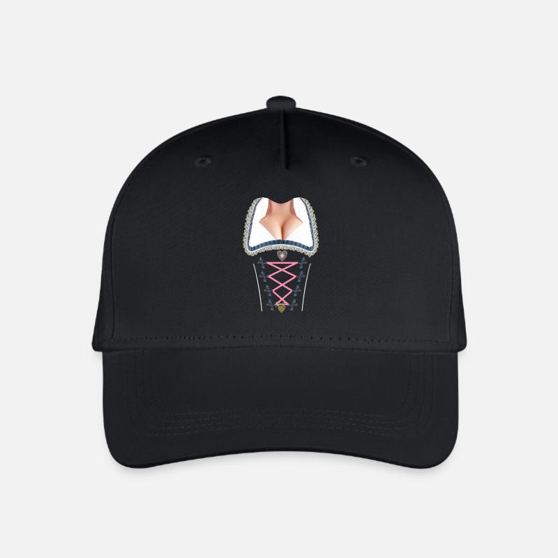 dirndlall - Kinder Bio Basecap - Schwarz