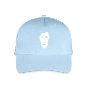 BUSTER_KEATON_SMILE - Organic Kids’ Baseball Cap - light blue - Front
