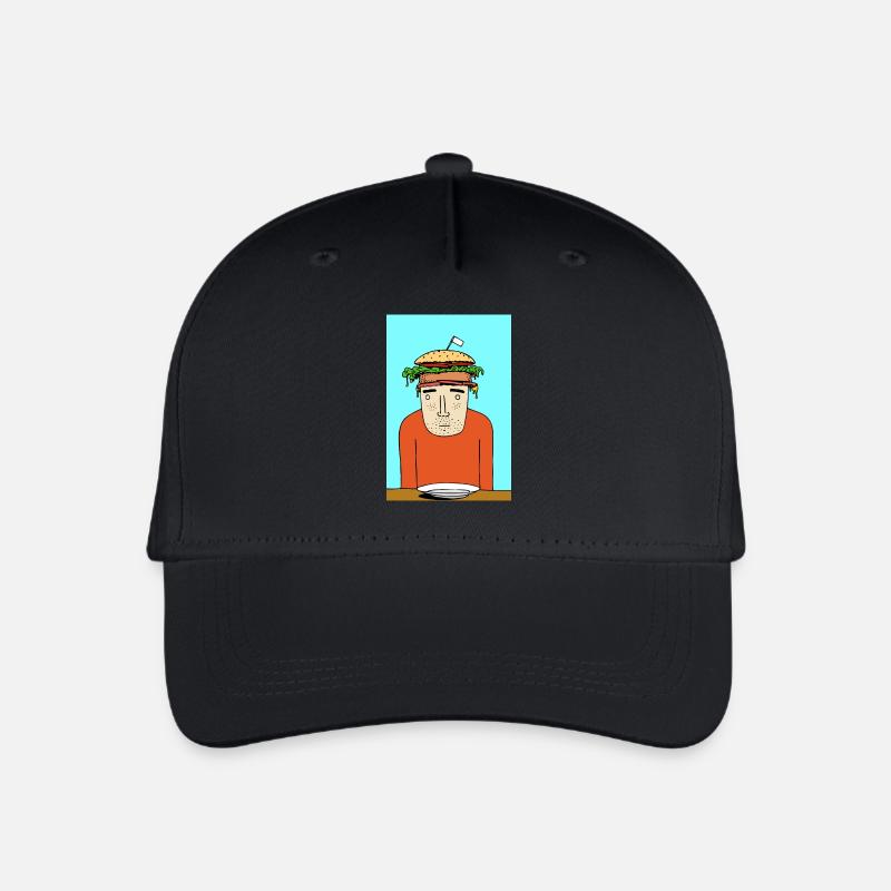 Burgerman - Casquette de baseball bio Enfant - noir
