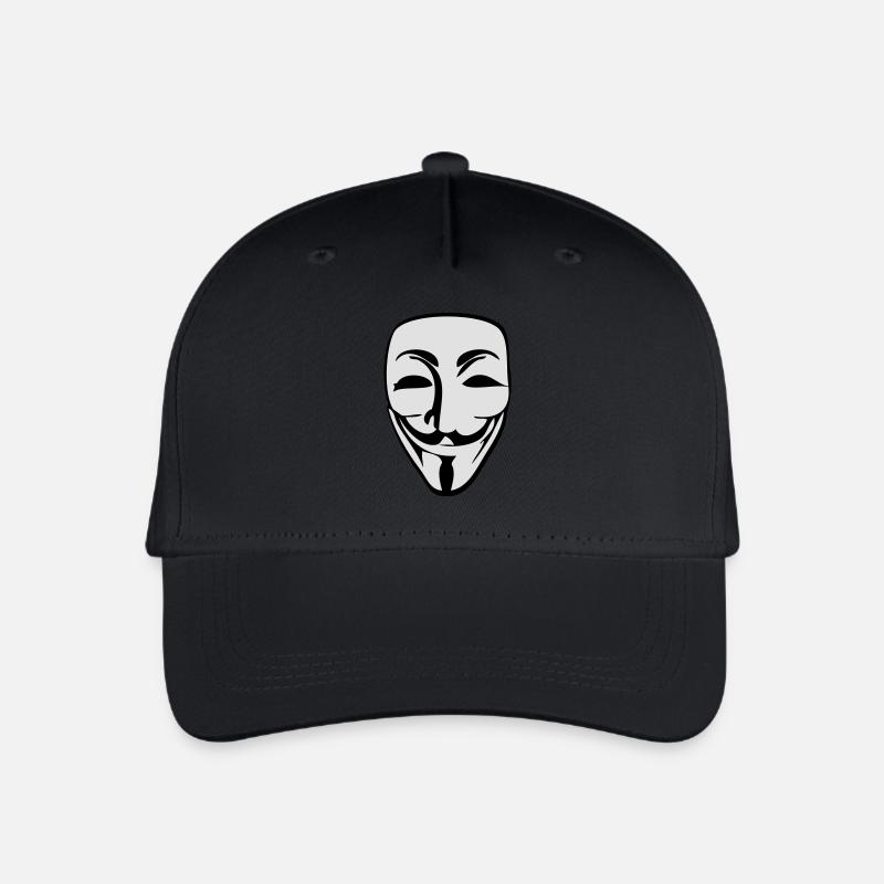 Anonymous - Casquette de baseball bio Enfant - noir
