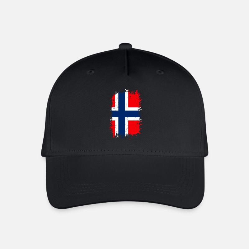 Norway - Organic Kids’ Baseball Cap - black