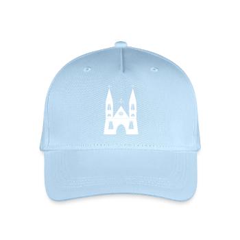 Burg Castle - Organic Kids’ Baseball Cap - light blue - Front
