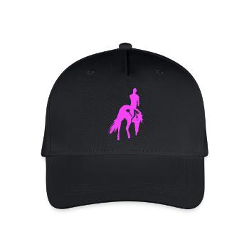 Horse - Organic Kids’ Baseball Cap - black - Front