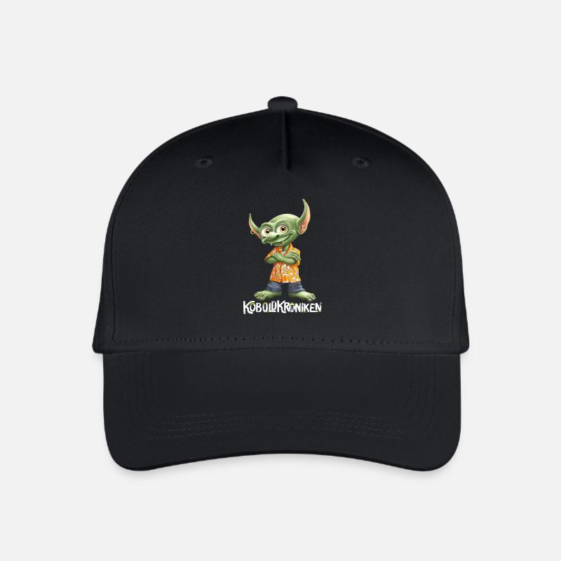 KoboldKroniken Mit Rumpel - Kinder Bio Basecap - Schwarz