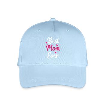 Beste Mutter aller Zeiten - Kinder Bio Basecap - Hellblau - Vorne