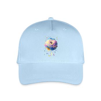 Flower - Organic Kids’ Baseball Cap - light blue - Front