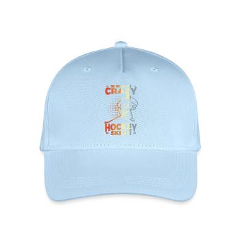 Kleiner Eishockeyspieler - Kinder Bio Basecap - Hellblau - Vorne