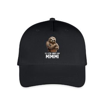 paresseux paresseux nature sauvage J’entends toujours Mimimi - Casquette de baseball bio Enfant - noir - Devant