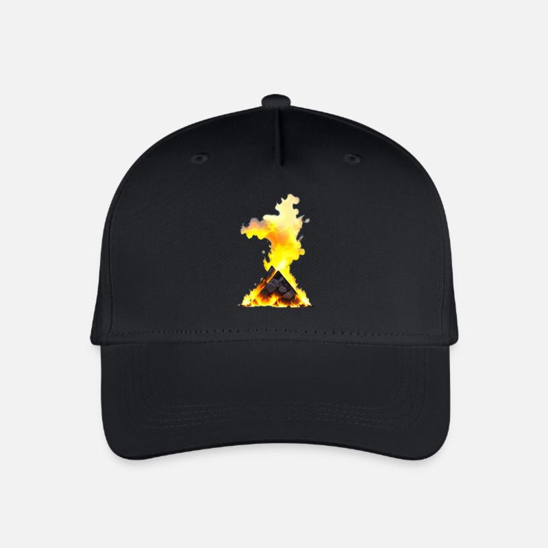 Fire Lager - Kinder Bio Basecap - Schwarz