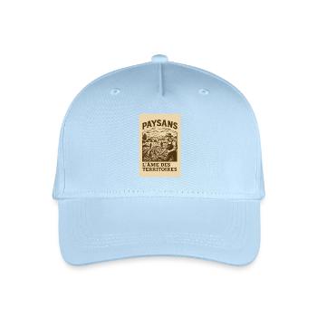 Farmers, the soul of the territories - Organic Kids’ Baseball Cap - light blue - Front
