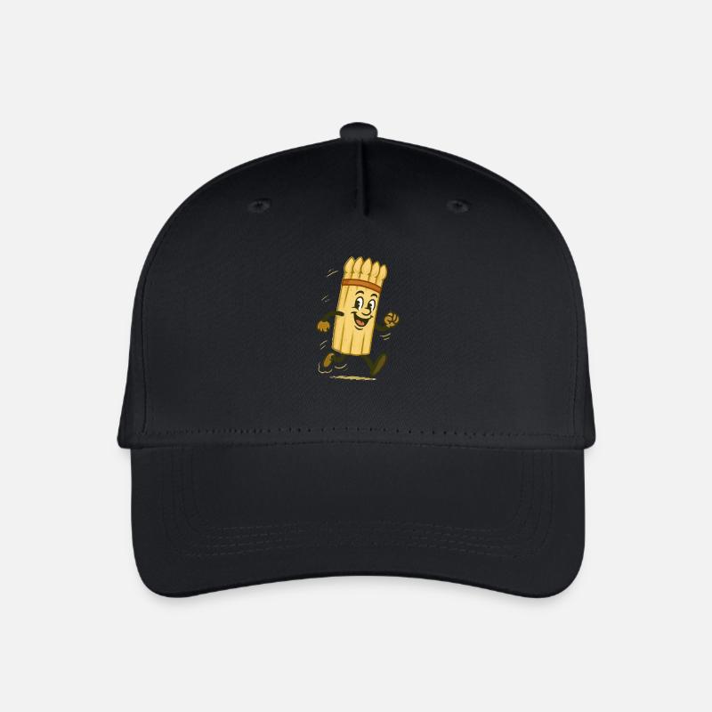 Spargel - Kinder Bio Basecap - Schwarz