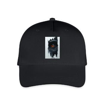 Durchdringender Urblick - Kinder Bio Basecap - Schwarz - Vorne