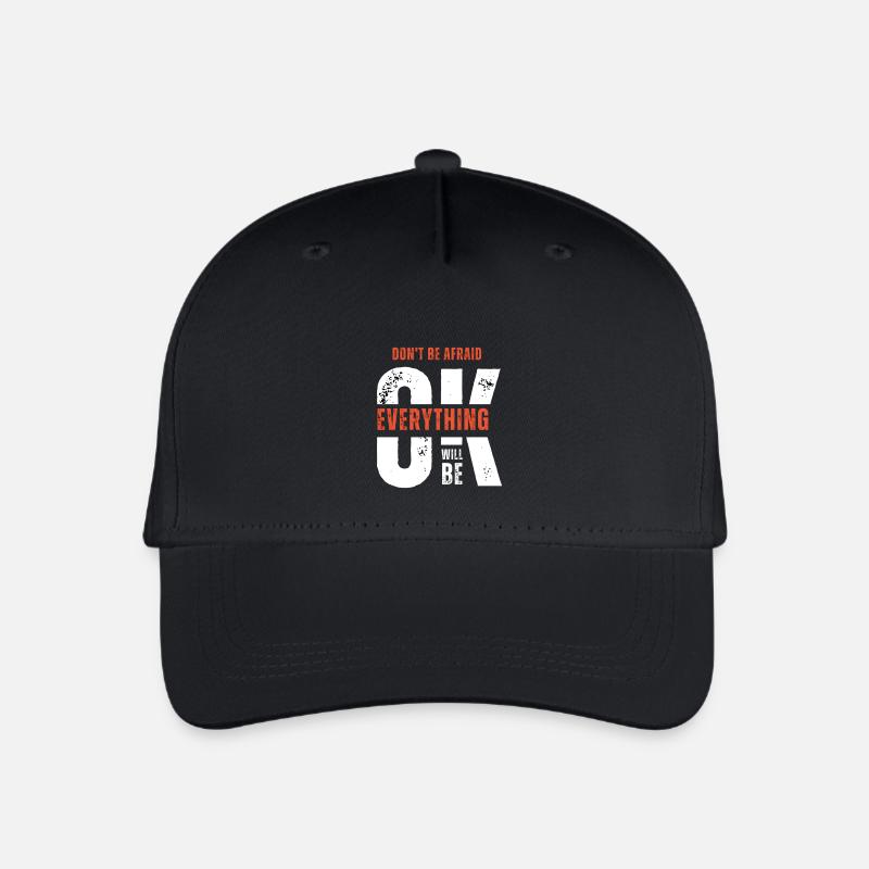 Stay Strong - Organic Kids’ Baseball Cap - black