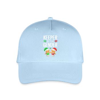 Baby shower Natale futuri genitori - Cappellino da baseball ecologico per bambini - celeste - Fronte