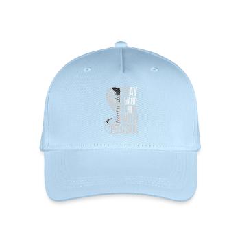 Cobra mit Präzisionszitat - Kinder Bio Basecap - Hellblau - Vorne