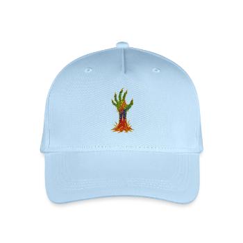 Rainbow Glitter Hand Awakening - Organic Kids’ Baseball Cap - light blue - Front