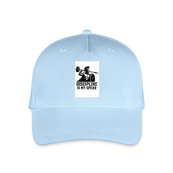 Spartan Discipline – Langhantel Speer - Kinder Bio Basecap - Hellblau - Vorne