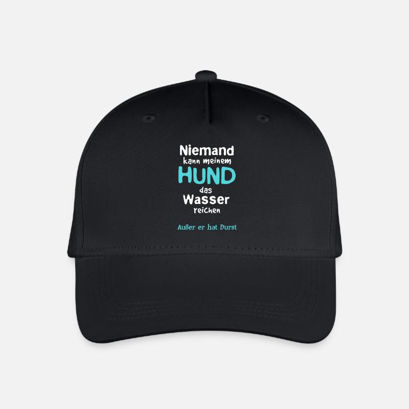 Eau pour chiens - Casquette de baseball bio Enfant - noir