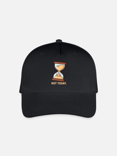 Die widerwillige Sanduhr - Kinder Bio Basecap - Schwarz