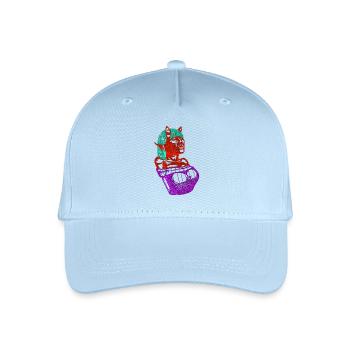 Crimson Demon  - Organic Kids’ Baseball Cap - light blue - Front