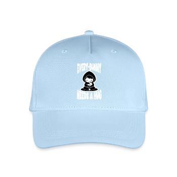 Kaninchen-Umarmung Jeder-Kaninchen-Manga niedlich - Kinder Bio Basecap - Hellblau - Vorne