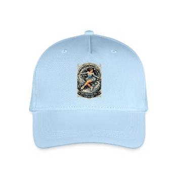 Figure Skating Art Nouveau Shirt: Stand Up - Organic Kids’ Baseball Cap - light blue - Front